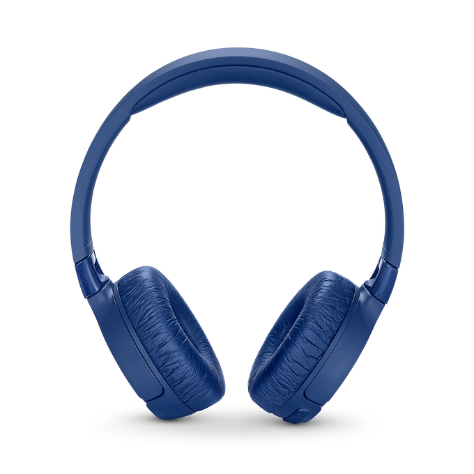 JBL Tune 600BTNC - Blue - Wireless, on-ear, active noise-cancelling headphones. - Front image number null