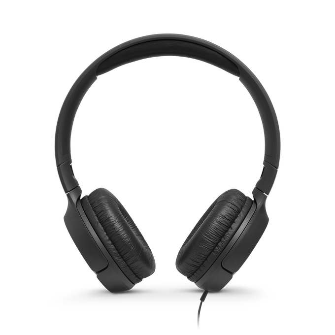 JBL Tune 500 - Black - Wired on-ear headphones - Front image number null