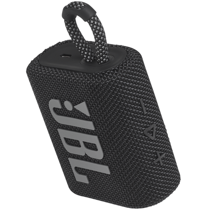 JBL Go 3 - Black - Portable Waterproof Speaker - Detailshot 2 image number null
