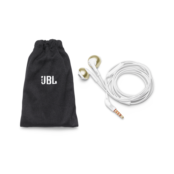 JBL Tune 205 - Champagne Gold - Earbud headphones - Detailshot 2 image number null