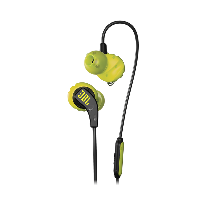 JBL Endurance RUN - Yellow - Sweatproof Wired Sport In-Ear Headphones - Hero image number null