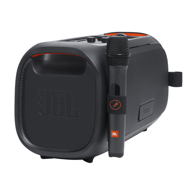 Enceinte portable JBL Partybox On-The-Go Essential, avec effets