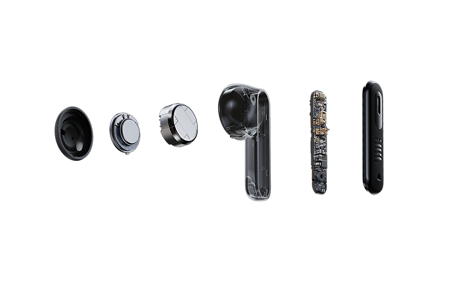 JBL Tune Flex 2 Ghost Edition 6 micros pour des appels parfaits et une expérience d’appel personnalisée - Image