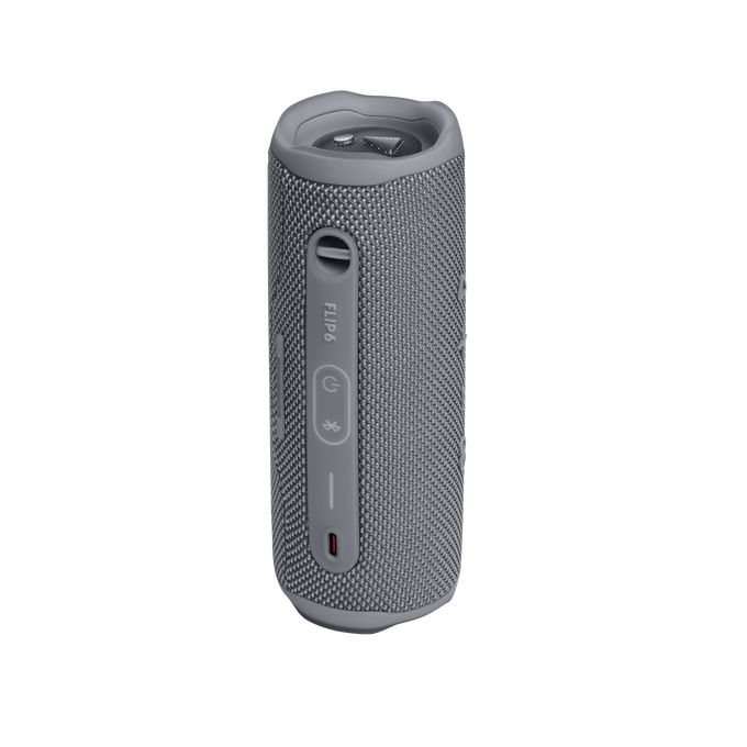 JBL Flip 6 - Grey - Portable Waterproof Speaker - Back image number null
