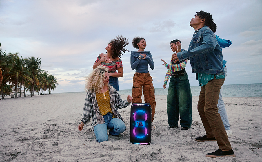 Enceinte Portable JBL PartyBox Club 120 – Son Puissant, Lumières, Autonomie 12h, étanche IPX4 – Pour Fêtes Et Extérieur