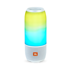 JBL Pulse 3 - White - Waterproof portable Bluetooth speaker with 360° lightshow and sound. - Hero
