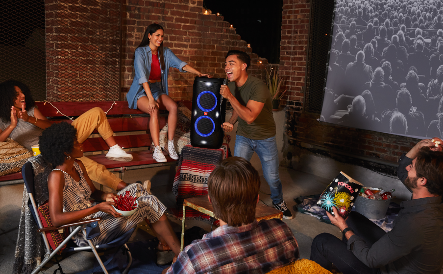 JBL Partybox 310 + Mic Son puissant JBL Original Pro - Image