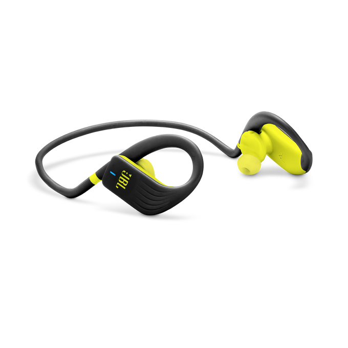 JBL Endurance JUMP - Yellow - Waterproof Wireless Sport In-Ear Headphones - Detailshot 1 image number null