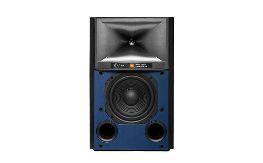 JBL 4309 Woofer avec cadre coulé de 165 mm, membrane en pulpe de cellulose pure dans une conception bass-reflex avec deux évents à l’avant. - Image