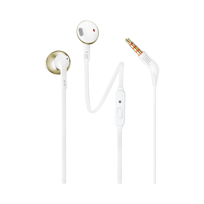 JBL Tune 205 - Champagne Gold - Earbud headphones - Hero image number null