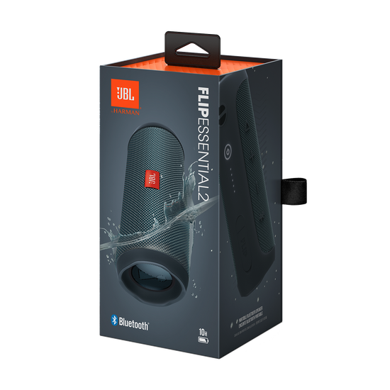 JBL Flip Essential - Enceinte Bluetooth portable robuste - Étanche IPX7  pour piscine & plage - Autonomie 10 hrs - Qualité audio JBL - Gris
