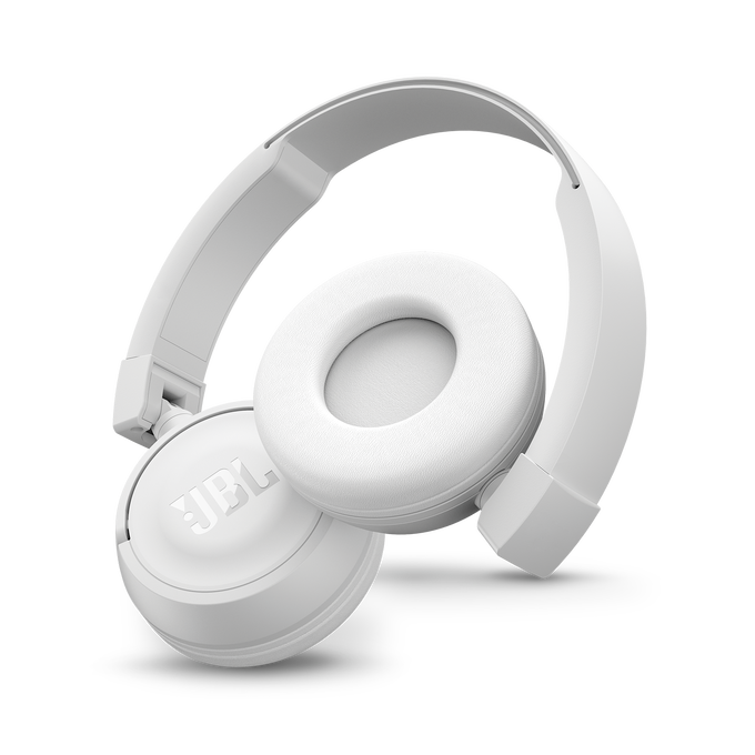 JBL T450BT - White - Wireless on-ear headphones - Detailshot 1 image number null