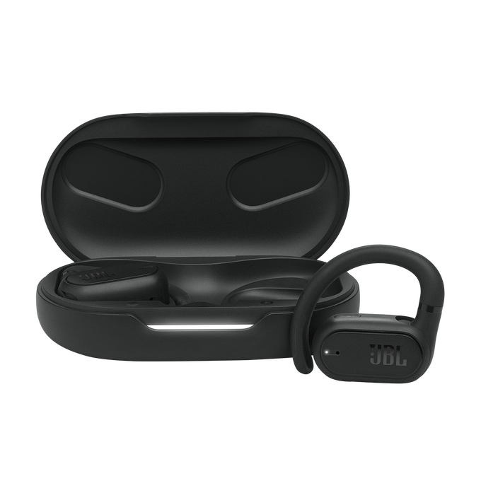 JBL Soundgear Sense - Black - True wireless open-ear headphones - Hero image number 0