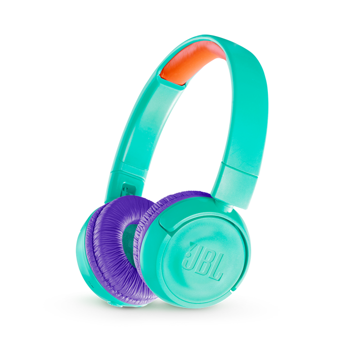 JBL JR300BT - Tropic Teal - Kids Wireless on-ear headphones - Hero image number null