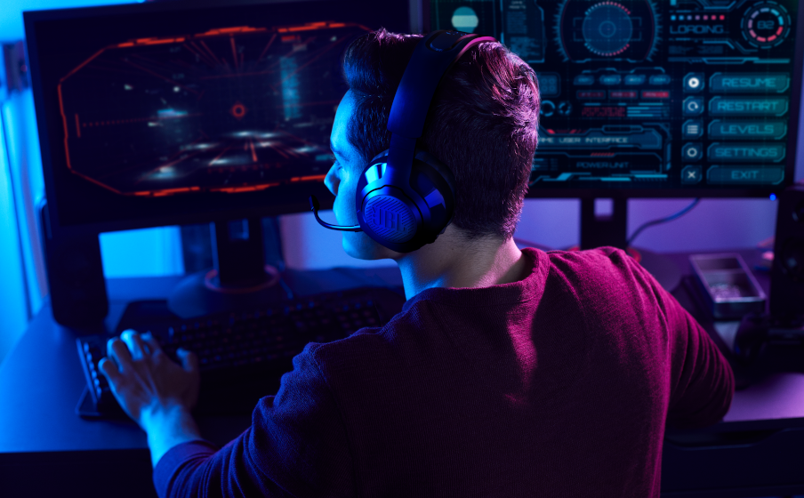 JBL Quantum 350 Wireless Vivez le jeu en direct avec le Son Signature JBL QuantumSOUND - Image