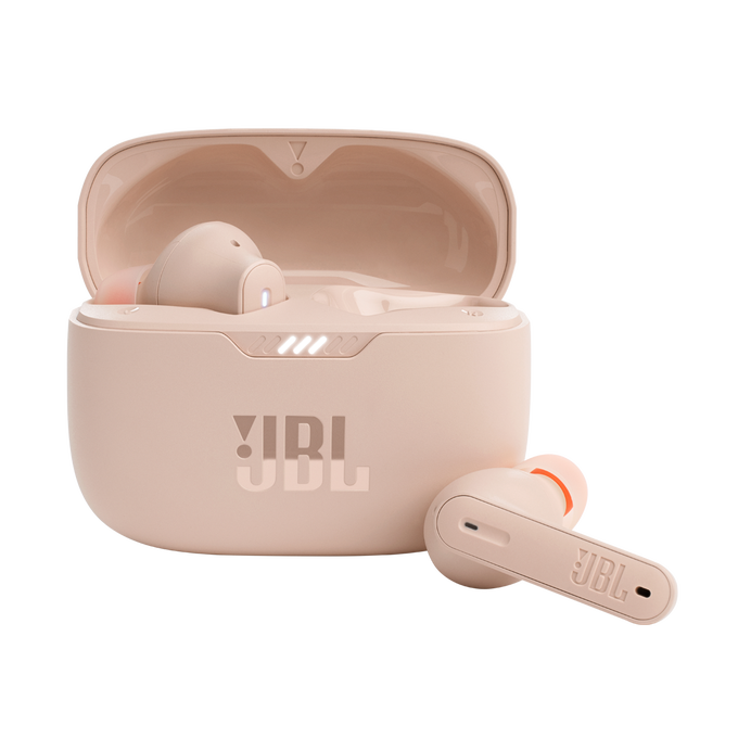 Coque Silicone Pour JBL Tune 230NC - Blanc - Protection Anti-chocs, Léger, Avec Mousqueton
