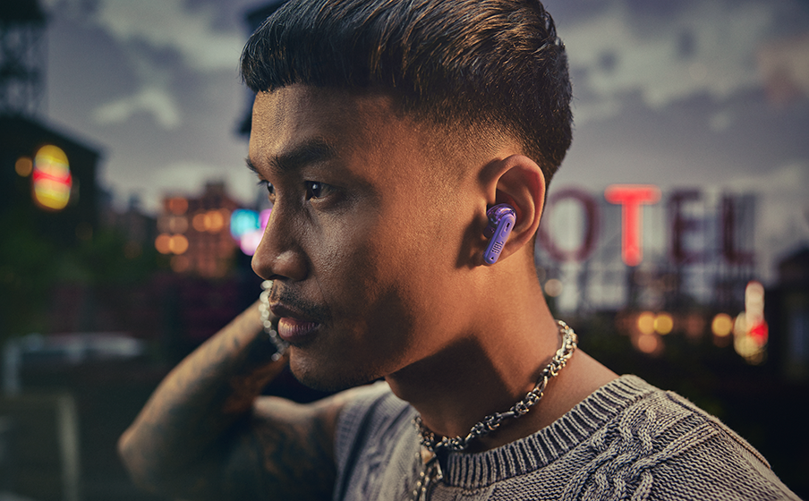 JBL Tune Flex 2 Ghost Edition Réduction de Bruit Adaptative et technologie Smart Ambient - Image