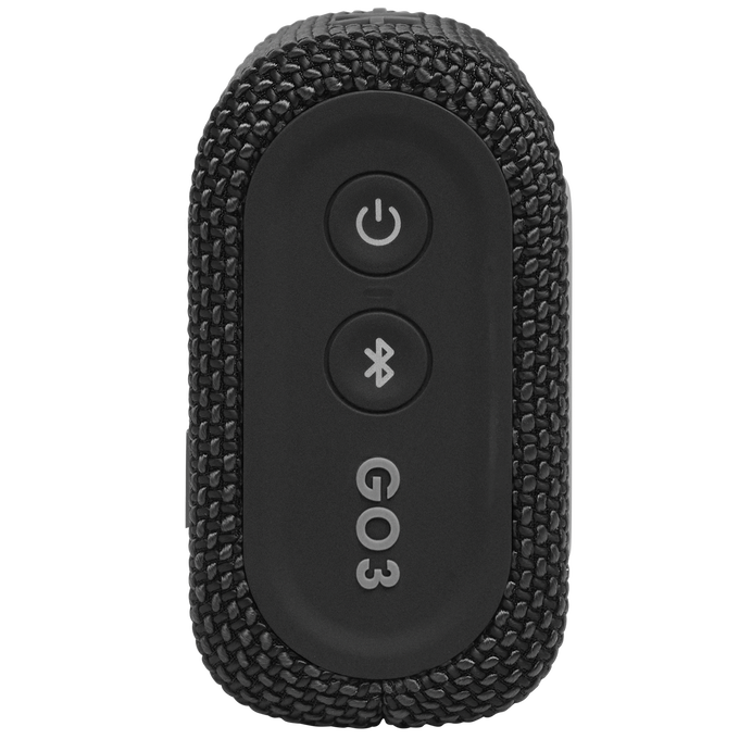JBL GO 3 – Enceinte Bluetooth portable et légère, aux basses intenses et au  style audacieux – Étanche à l’eau et à la poussière – Autonomie 5 hrs –