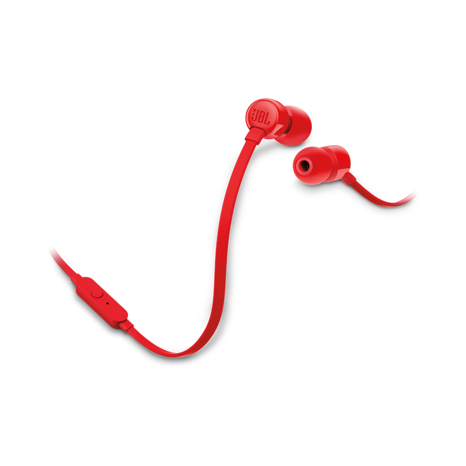 JBL Tune 110 - Red - In-ear headphones - Hero image number null