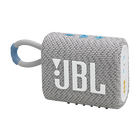 JBL Go 3 Eco - White - Ultra-portable Waterproof Speaker - Hero