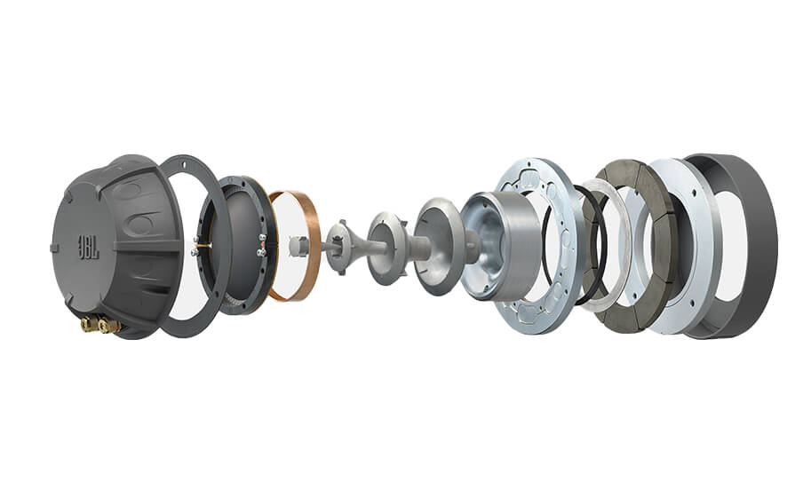 Project K2 S9900 Haut-parleur à compression avec diaphragme en magnésium de 100 mm couplé à un pavillon Bi-Radial breveté. - Image