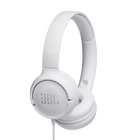 JBL Tune 500 - White - Wired on-ear headphones - Hero