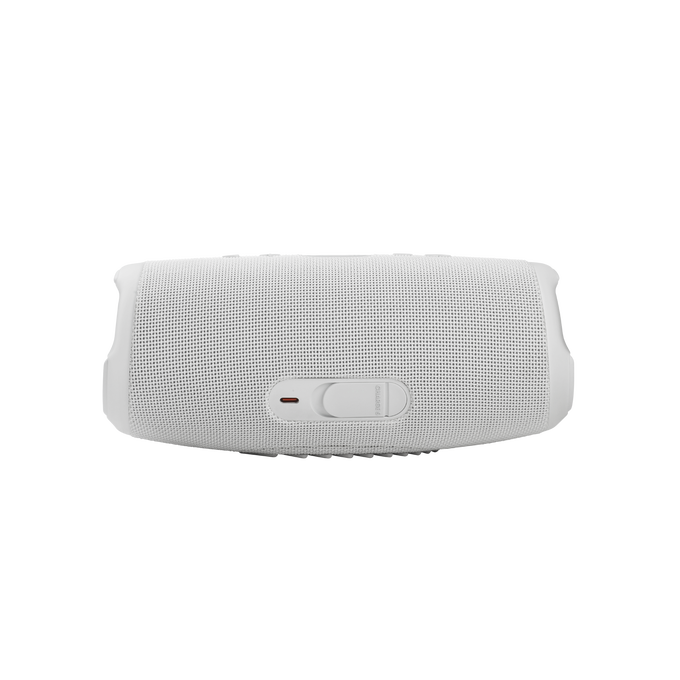 JBL Charge 5 - White - Portable Waterproof Speaker with Powerbank - Back image number null