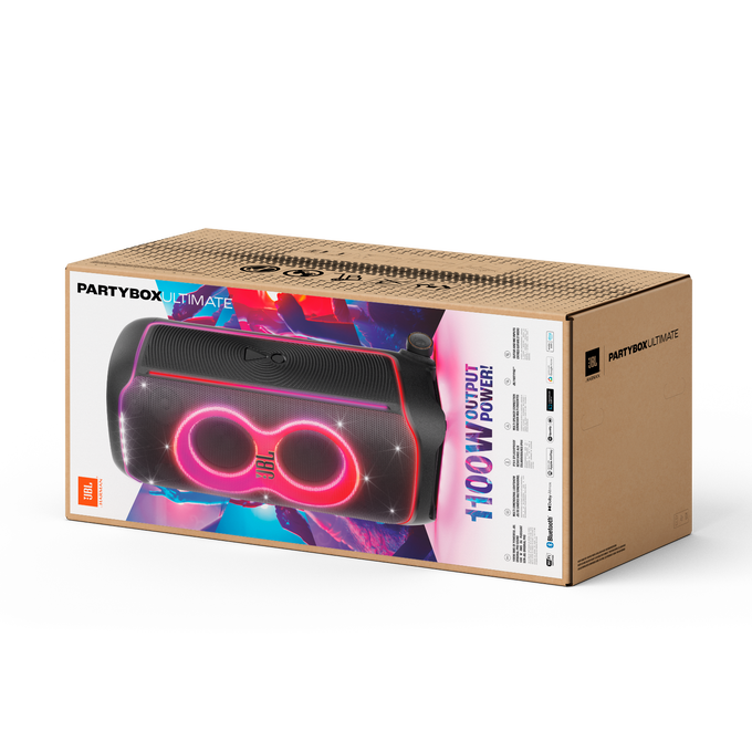 JBL PartyBox Ultimate - Black - Massive party speaker with powerful sound, multi-dimensional lightshow, and splashproof design. - Detailshot 11 image number null