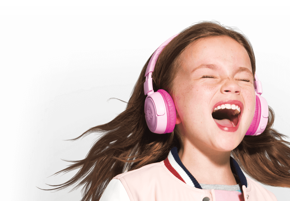 JBL Écouteur Bluetooth / Sans Fil Supra-Auriculaires pour Enfants / Ado  Couleur Rose (JR300BT)